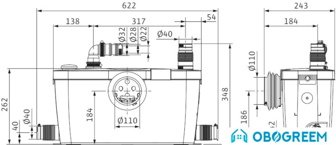 Насос Wilo HiSewlift 3-35