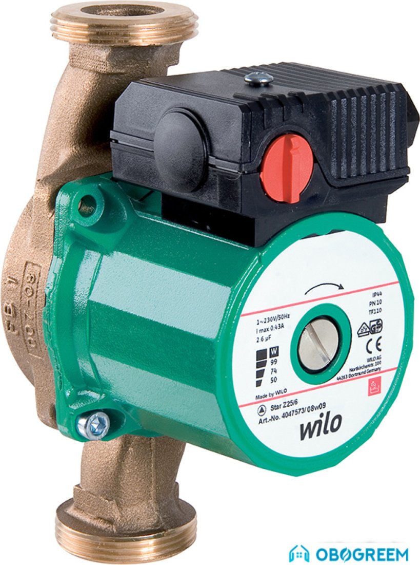 Циркуляционный насос Wilo Star-Z 25/2 DM