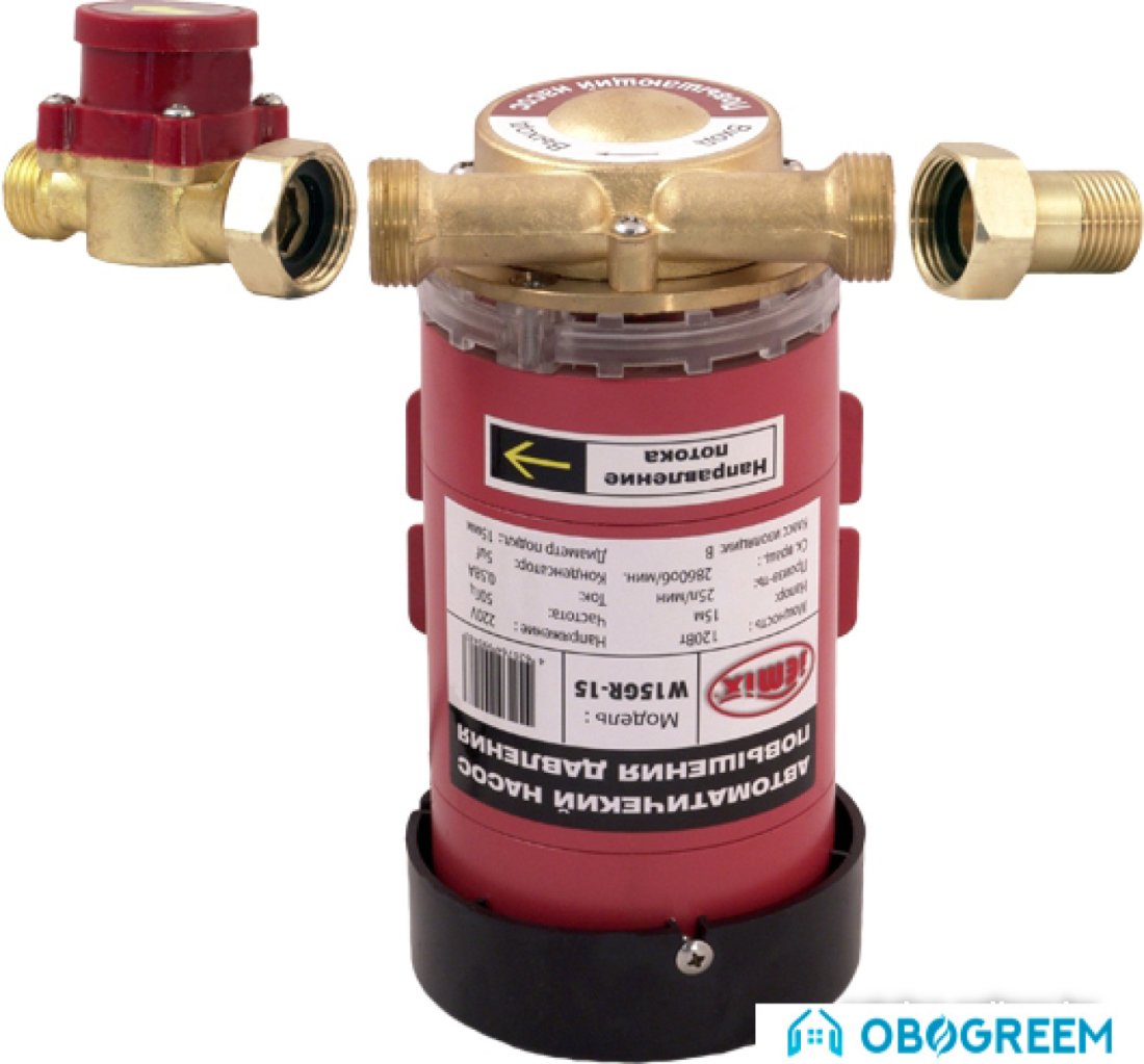 Установка повышения давления Jemix W15GR-15 Auto