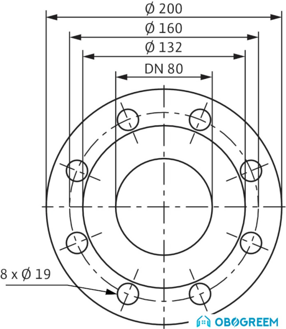 Циркуляционный насос Wilo TOP-SD 80/10 (3~400/230 V, PN 10)