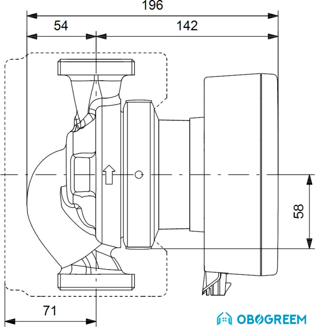 Насос Grundfos Magna1 25-80