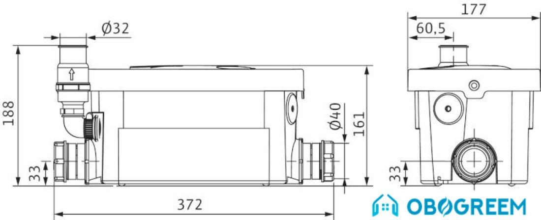 Насос Wilo HiDrainlift 3-24