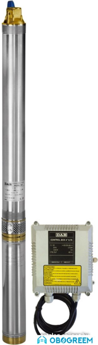 Скважинный насос DAB MICRA 75M+15м+Control Box