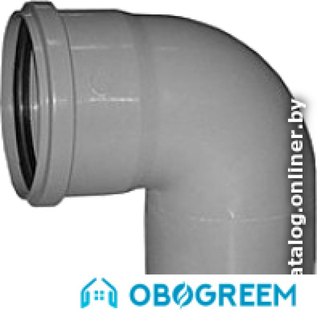 Фитинг Wavin Optima Колено НПВХ для внутр. канал. 110х87° [206010521]