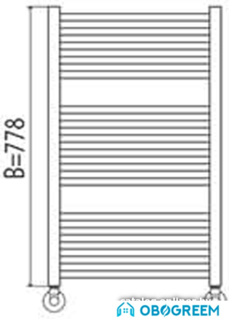 Полотенцесушитель TERMINUS Аврора П16 (482х778, 450)