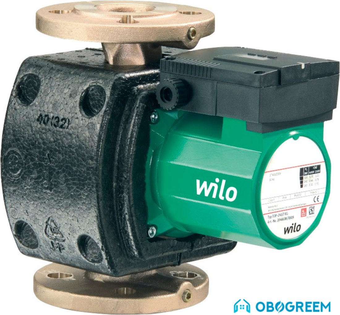 Циркуляционный насос Wilo TOP-Z 40/7 (1~230 V, PN 6/10, RG)