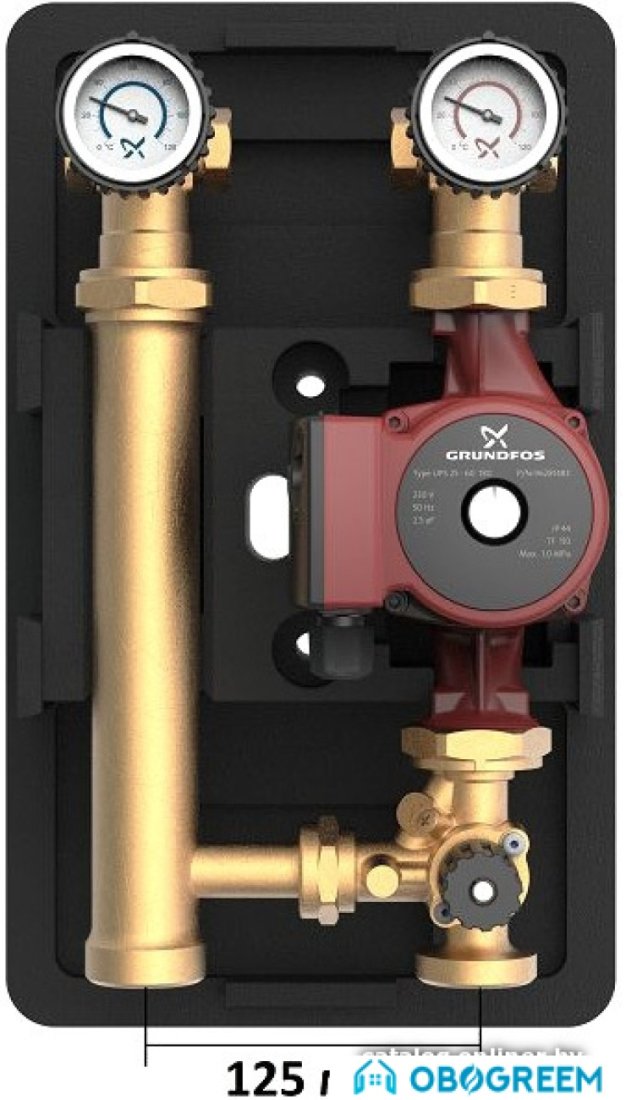 Насосная группа Grundfos HEATMIX M25 UPS 60