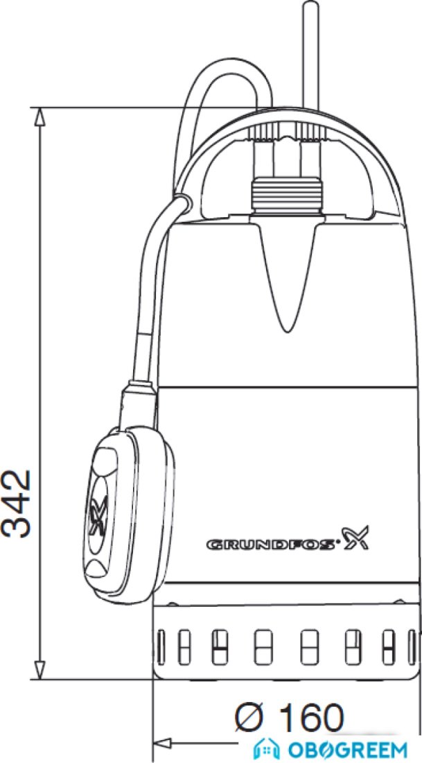 Дренажный насос Grundfos Unilift CC 9 M1