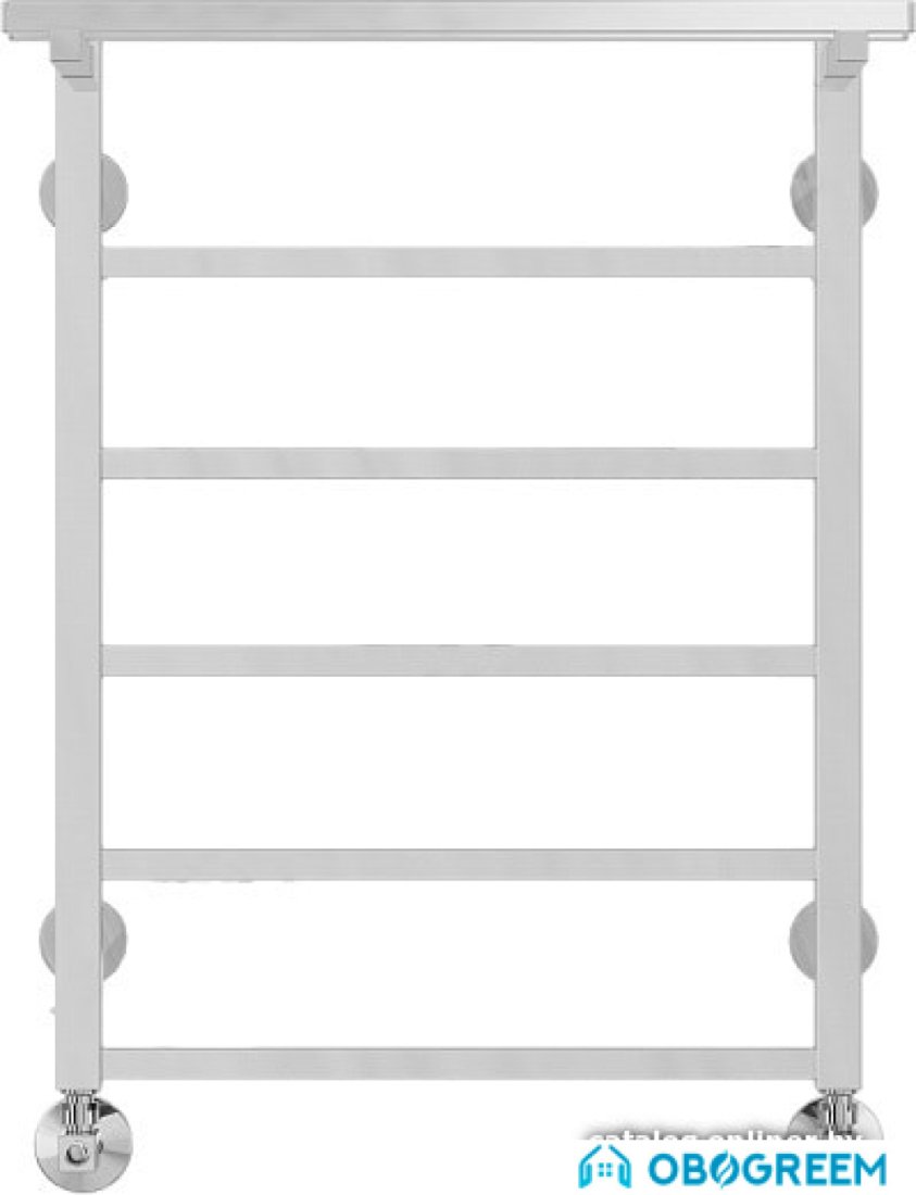 Полотенцесушитель TERMINUS Контур П6 с полкой (530x700)