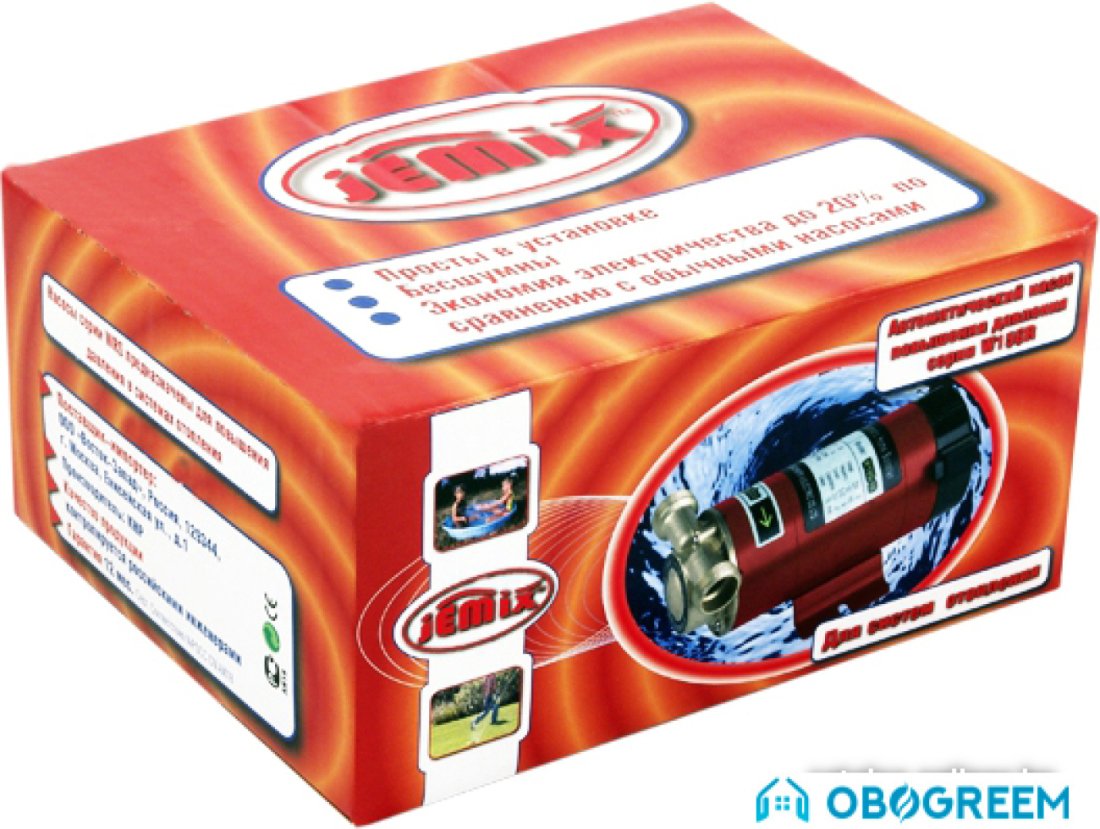 Установка повышения давления Jemix W15GR-15 Auto