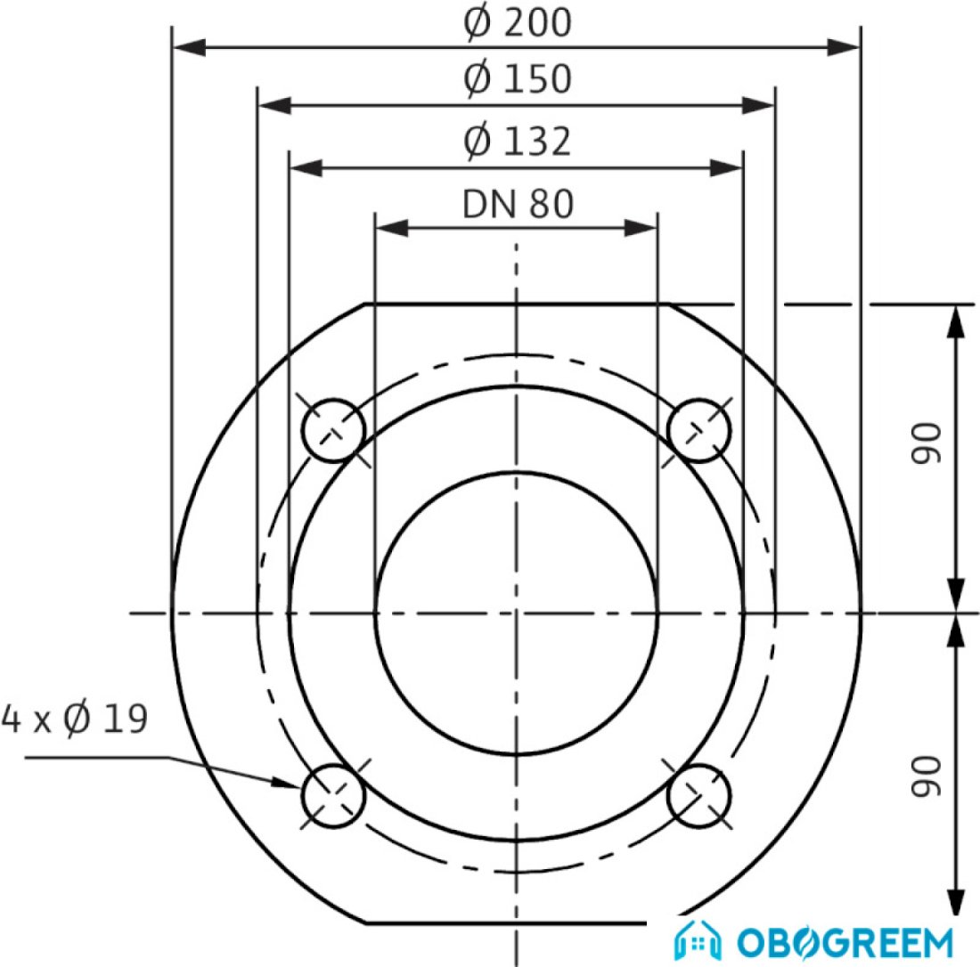 Циркуляционный насос Wilo TOP-S 80/7 (3~400/230 V, PN 6)