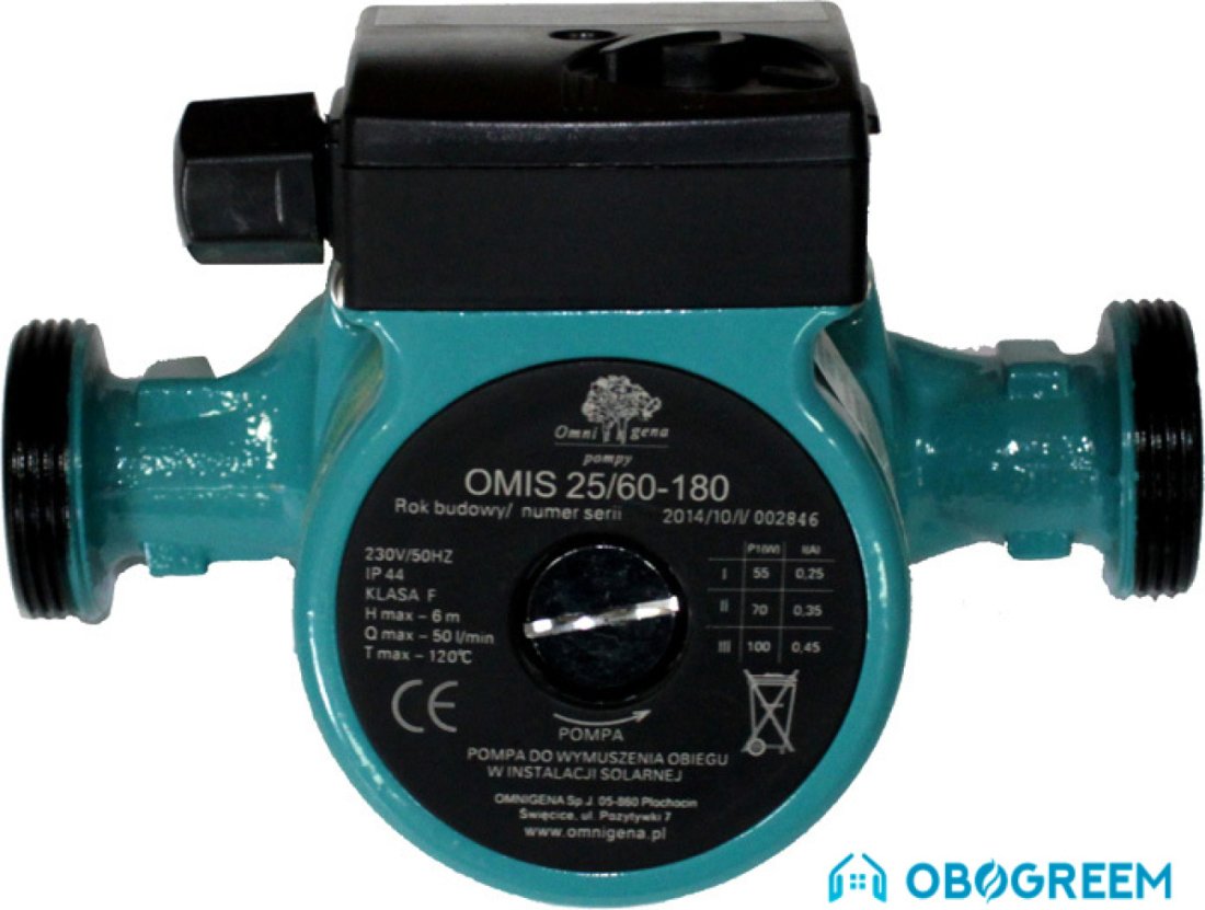 Насос OMNIGENA OMIS 25-60/130