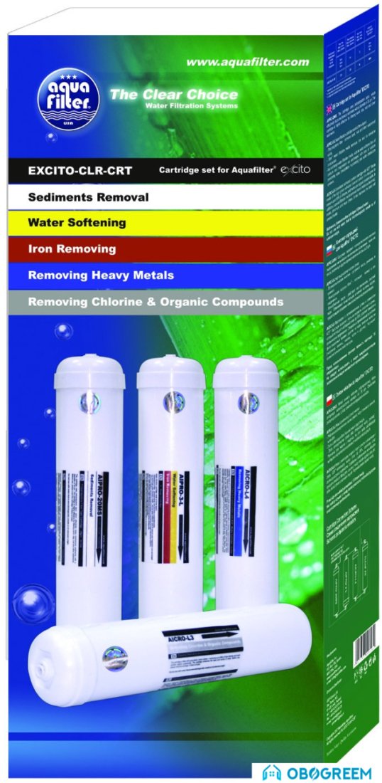 Комплект картриджей Aquafilter EXCITO-CLR-CRT
