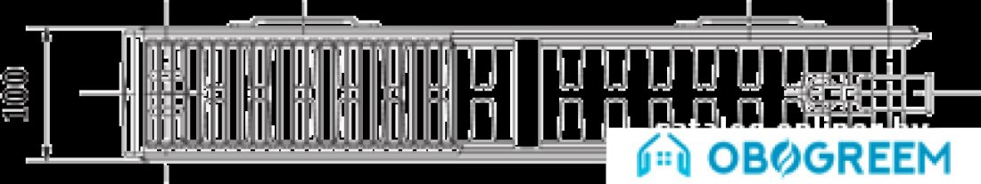 Стальной панельный радиатор Korado Radik VK тип 22 500x1600