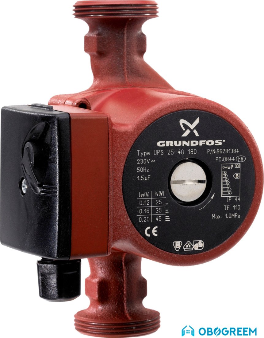 Циркуляционный насос Grundfos UPS 25-120 180