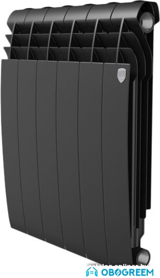 Алюминиевый радиатор Royal Thermo Biliner Alum 500 Noir Sable (8 секций)