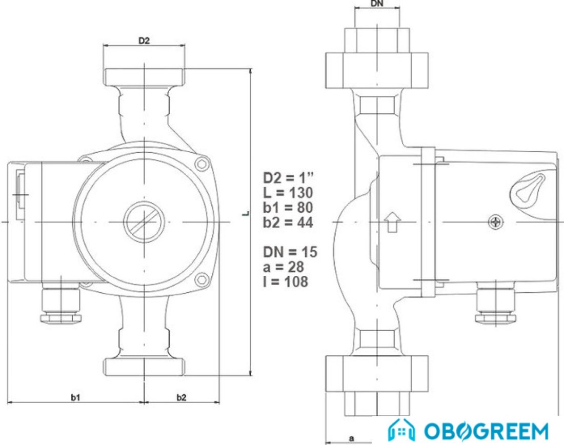 Циркуляционный насос IMP Pumps SAN 15/40-130 (979521765)