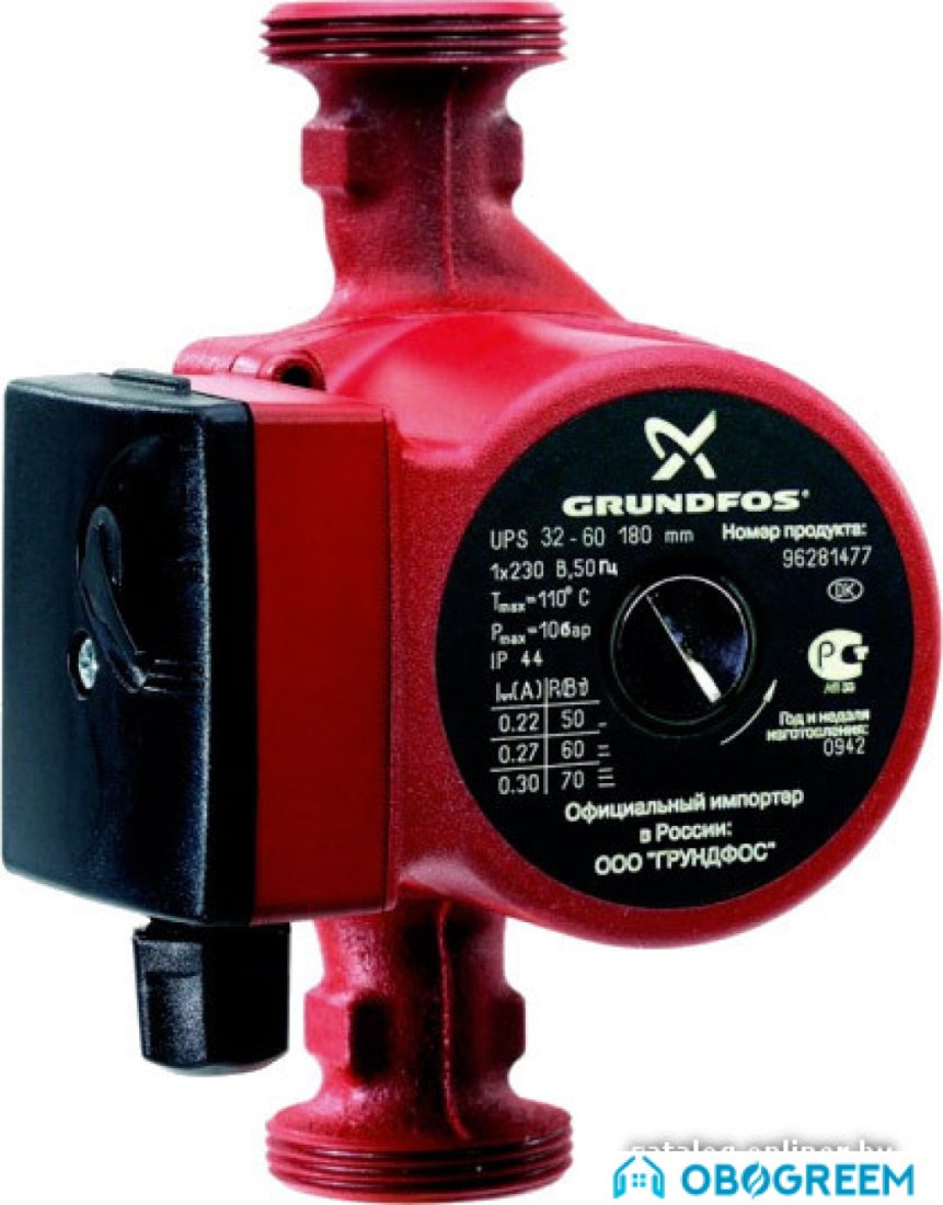 Циркуляционный насос Grundfos UPS 32-60 180