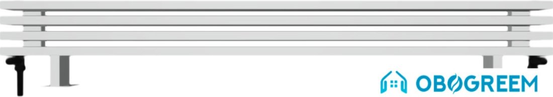 Стальной трубчатый радиатор Loten Grey ZN 280x1750 (боковое подключение)