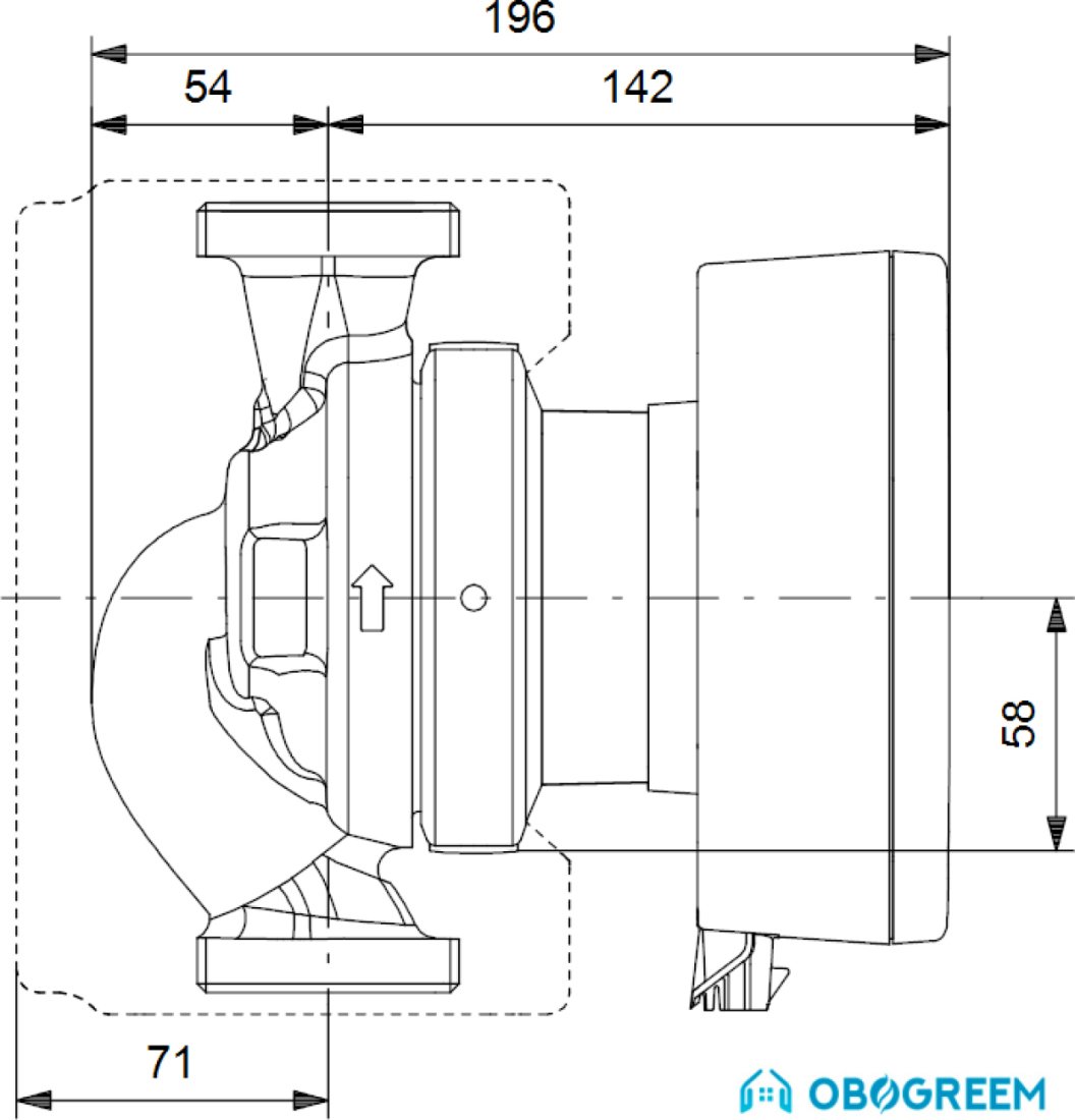 Насос Grundfos Magna1 25-40