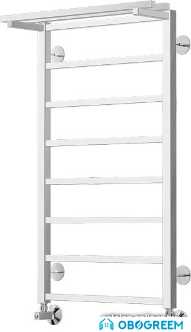 Полотенцесушитель TERMINUS Контур П8 с полкой (530x900)