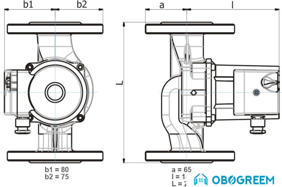Циркуляционный насос IMP Pumps GHNM 40/80F 220 (979522754)