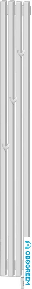 Полотенцесушитель Loten Grey VE (100x28см)
