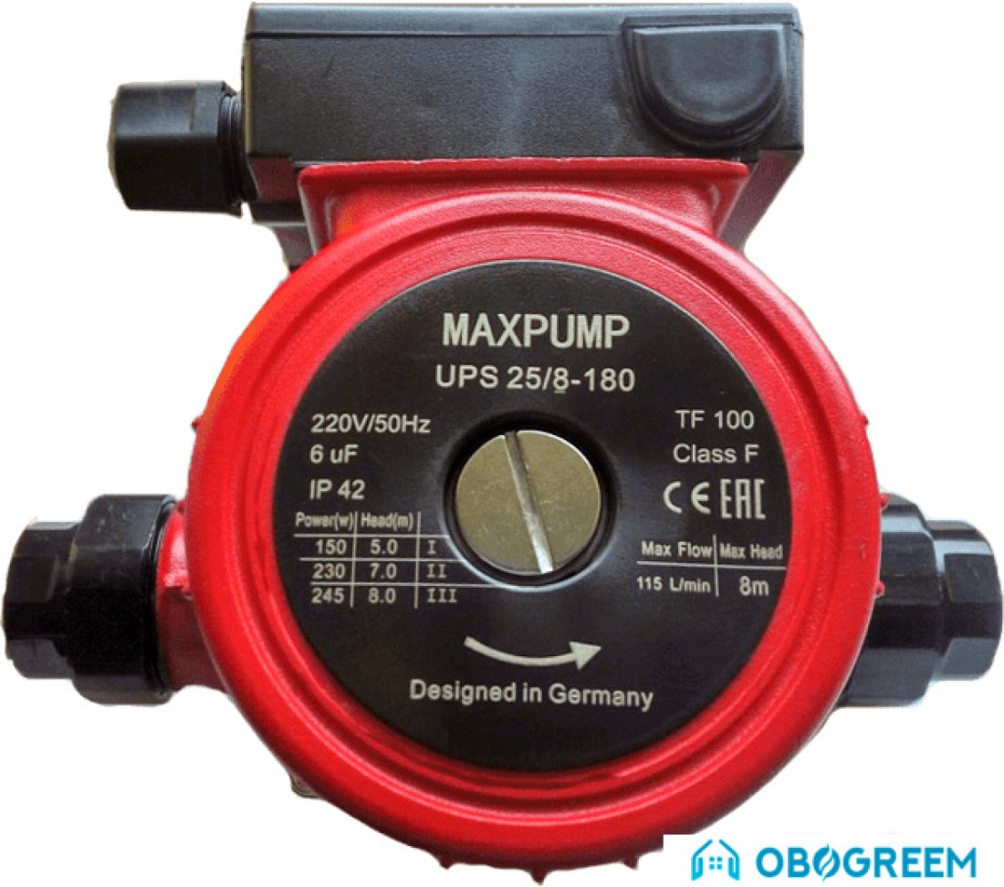 Циркуляционный насос Maxpump UPS 25/8-180