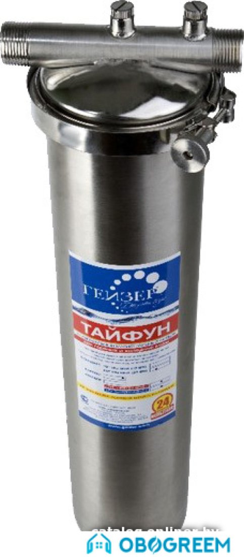 Проточный фильтр Гейзер Тайфун 20BB (с картриджем)