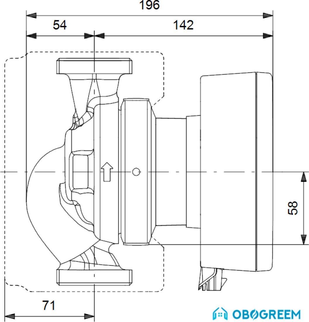 Циркуляционный насос Grundfos Magna1 32-40