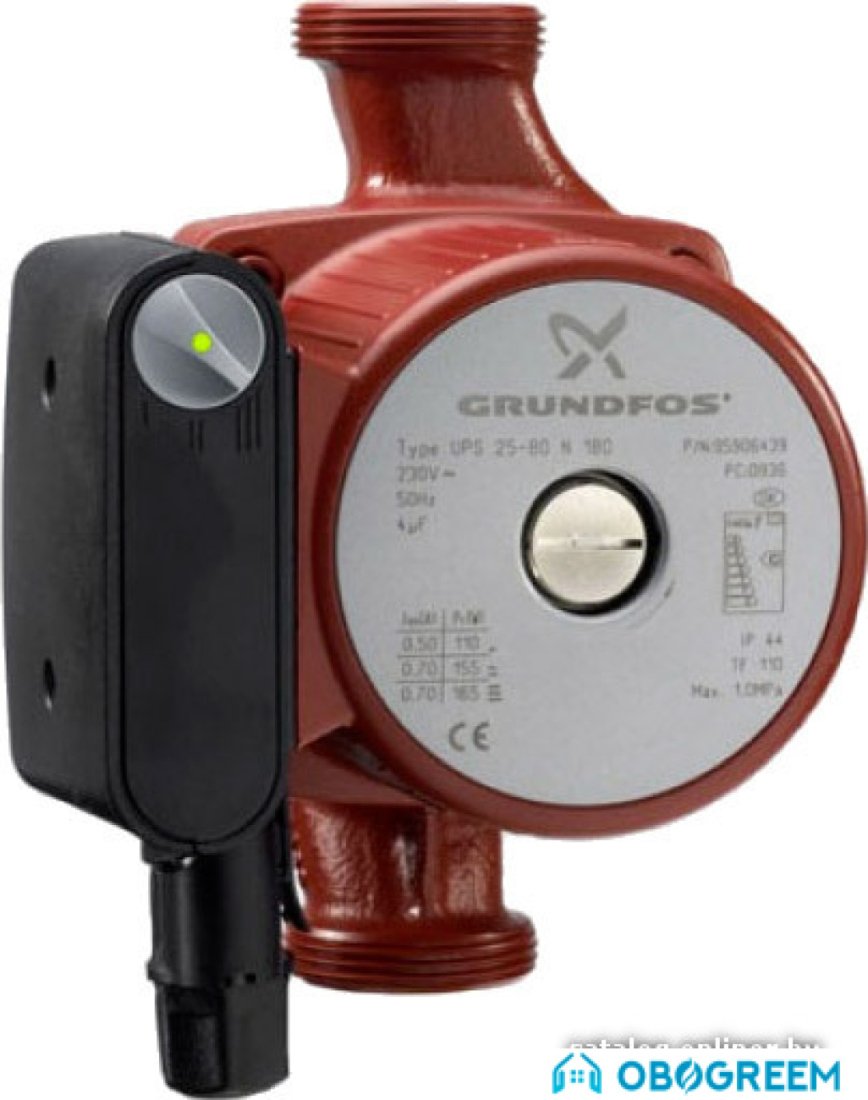 Циркуляционный насос Grundfos UPS 25-80 N 180