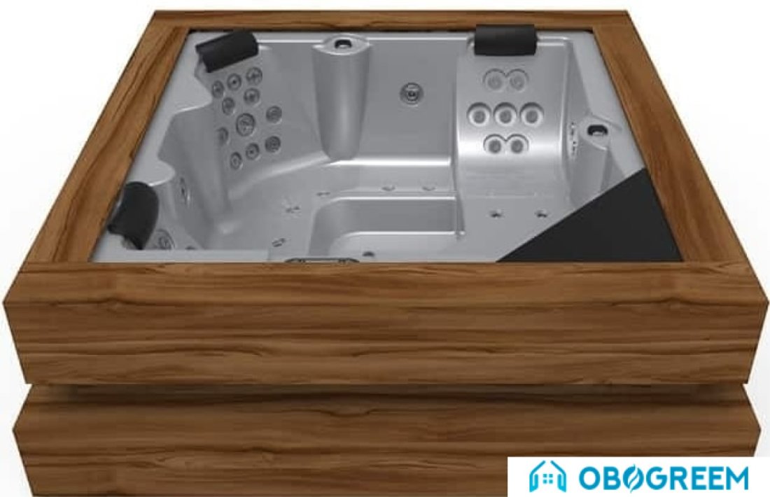 Ванна Aquavia Spa Cube Ergo (silver/walnut)