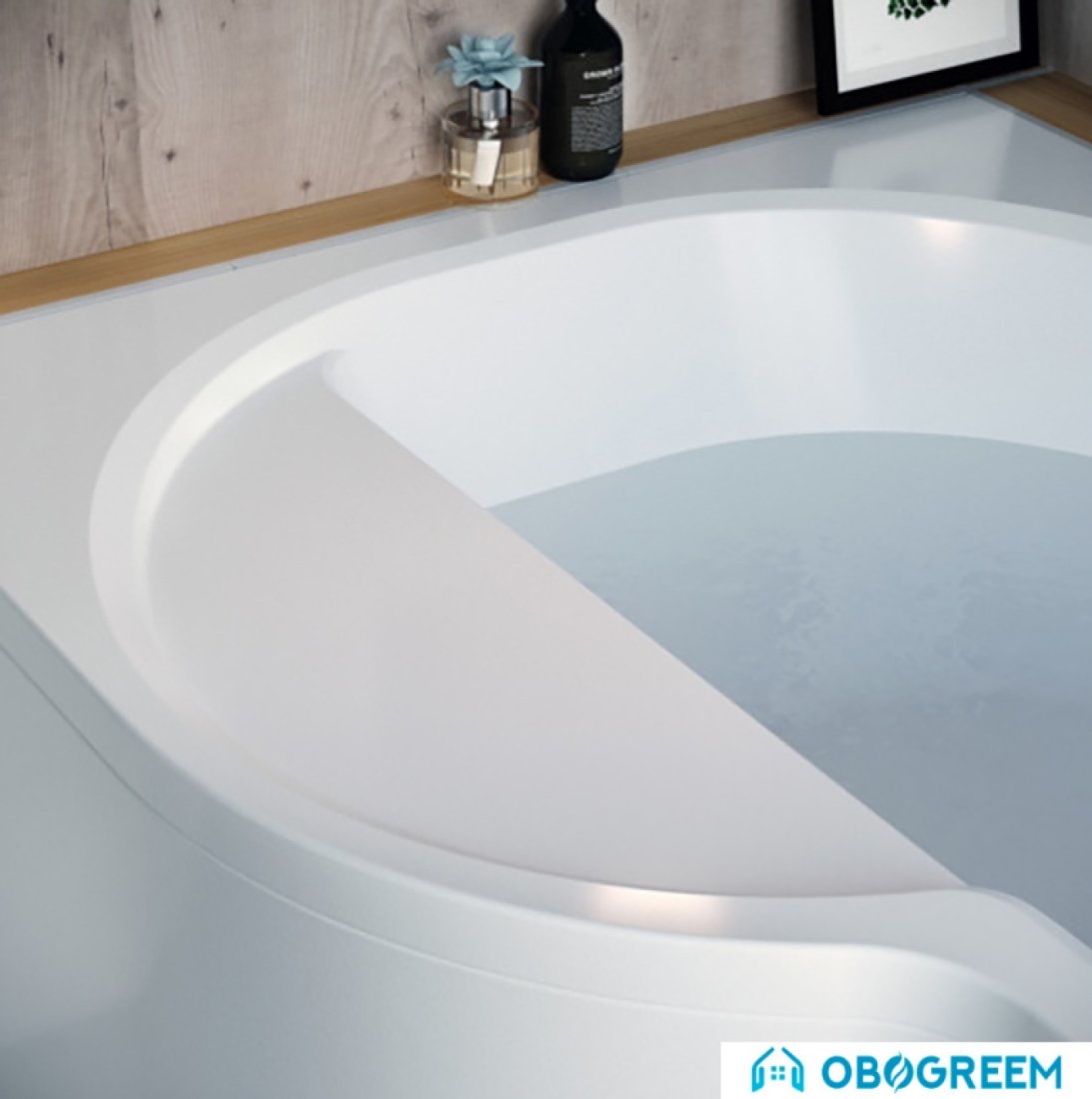 Ванна Poolspa Intea 170x100 L Titanium PHAQW10STTC0000