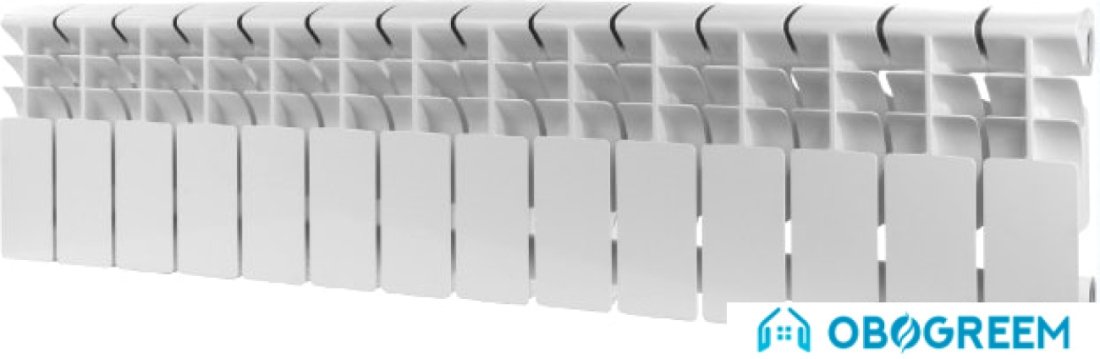 Биметаллический радиатор Rommer Plus Bm 200 (15 секций)