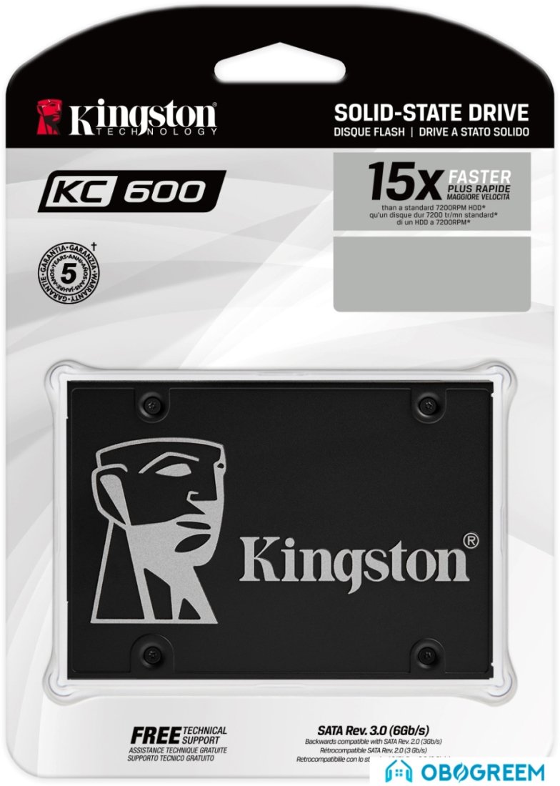 SSD Kingston KC600 512GB SKC600/512G