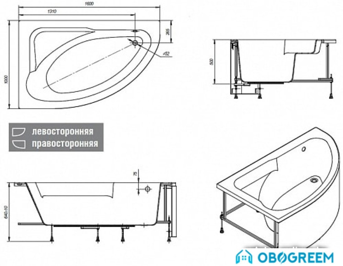 Ванна Roca Roca Welna 160x100L ZRU9302998