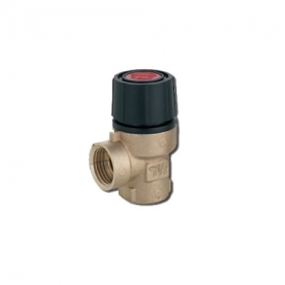 Клапан предохранительный угловой EMMETI Sicura - 1/2" (ВР/ВР, 3 бар)