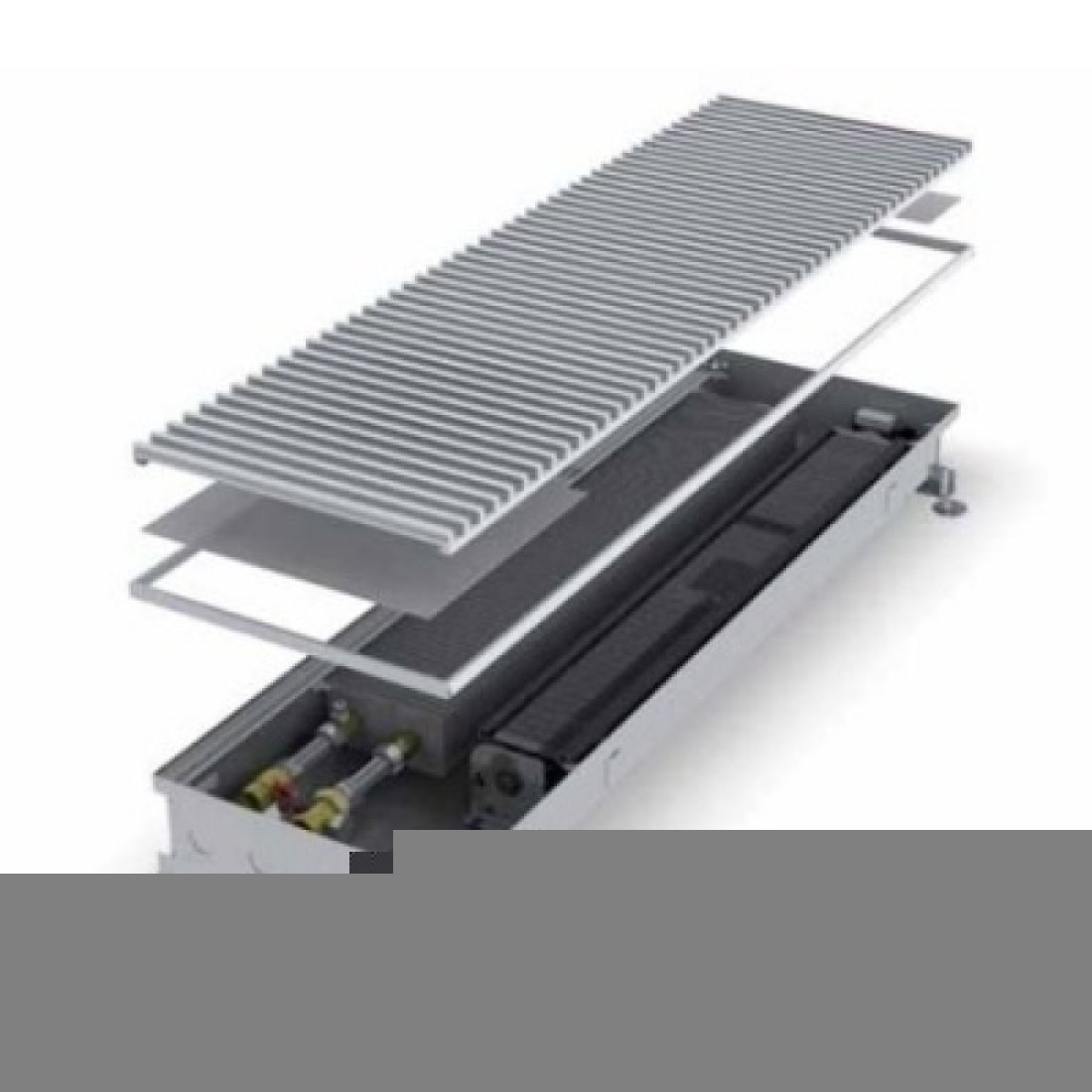 Внутрипольный конвектор с вентилятором COIL-KT110 3000L
