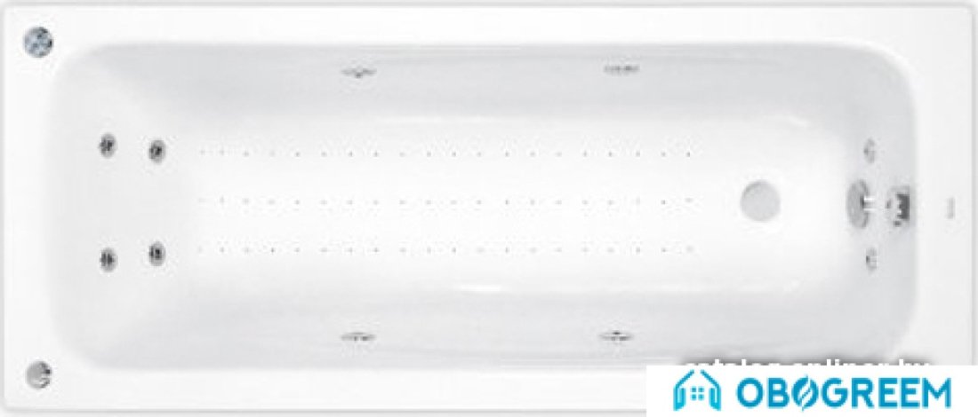 Ванна Poolspa Klio 170x70 Titanium PHPA410STTC0000
