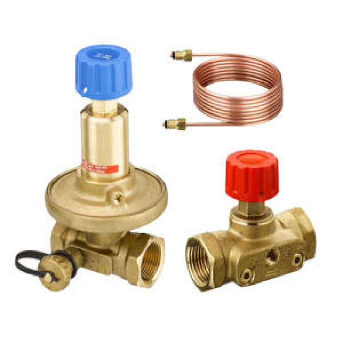 Комплект клапанов Danfoss APT 1"1/4" и CDT 1"1/4" (ВР/ВР, PN16, Tmax 120°С)