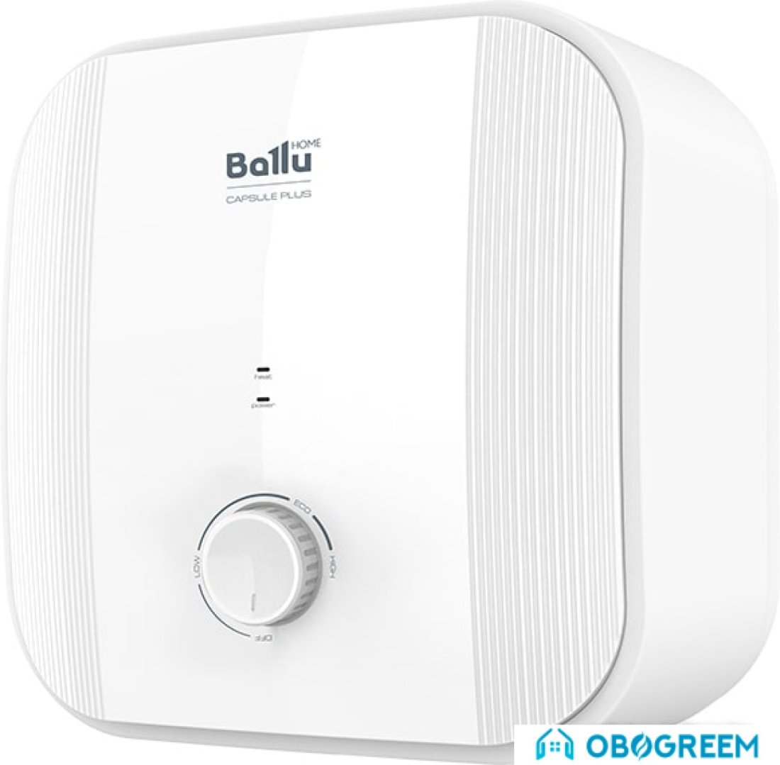 Накопительный электрический водонагреватель над мойкой Ballu BWH/S 10 Capsule Plus O