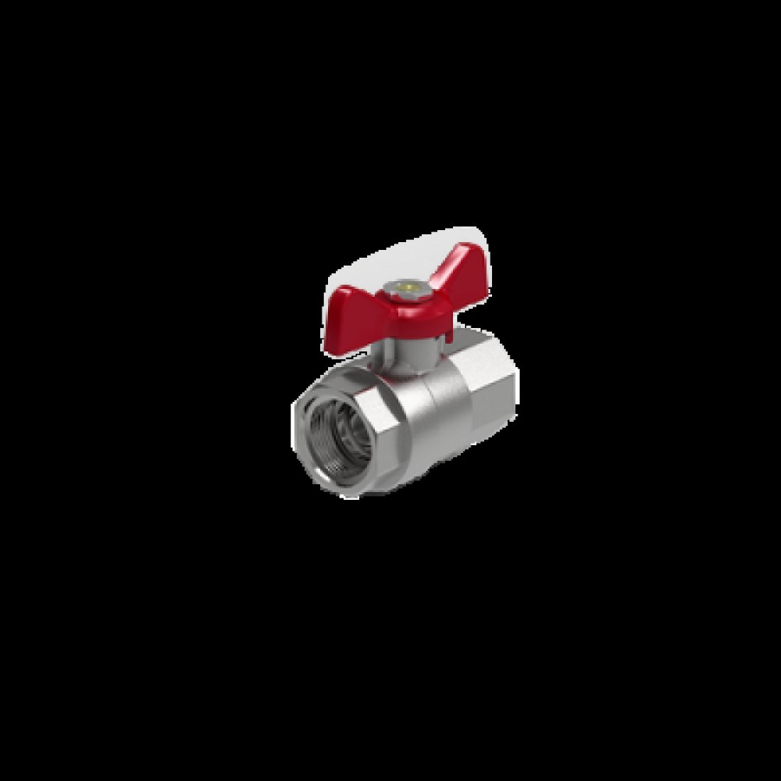 Кран шаровый Royal Thermo Optimal 3/4" вн-вн, ручка-бабочка