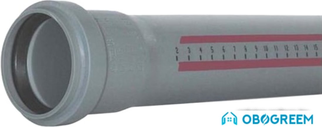 Труба Ostendorf HTEM - труба с раструбом 90x1500 114050