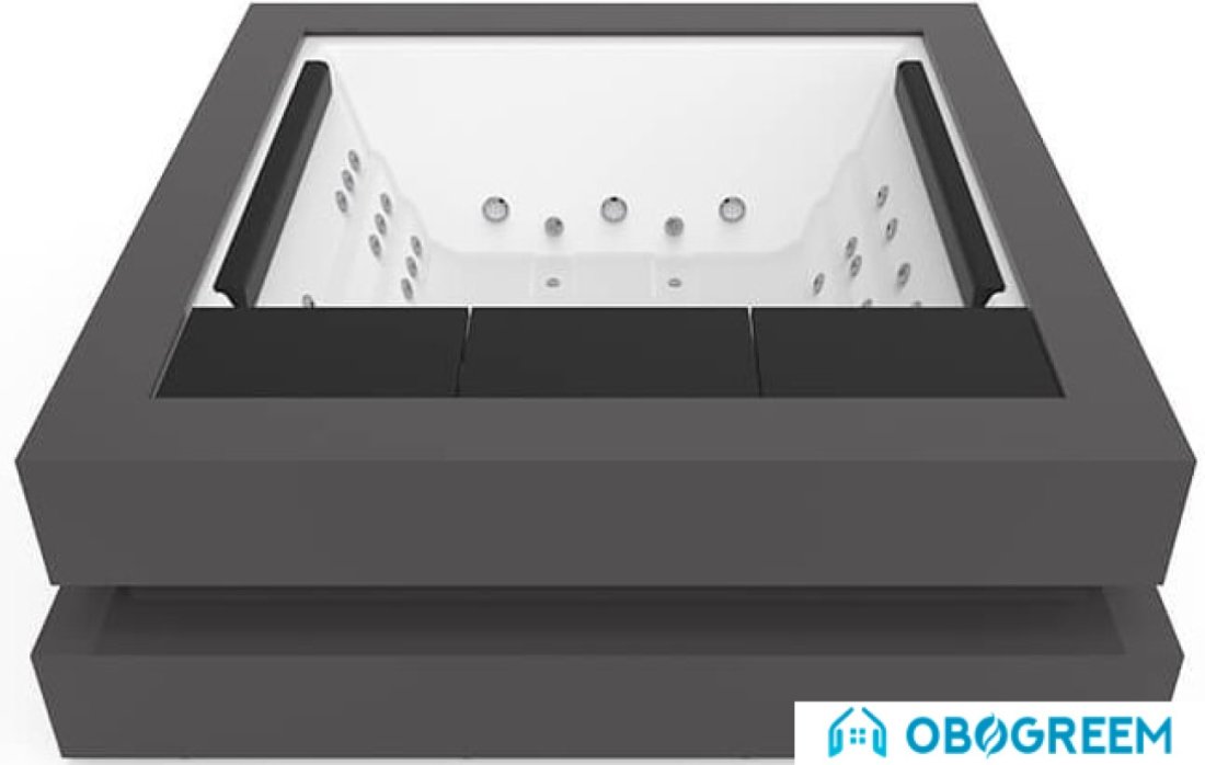 Ванна Aquavia Spa Cube (white/graphite)