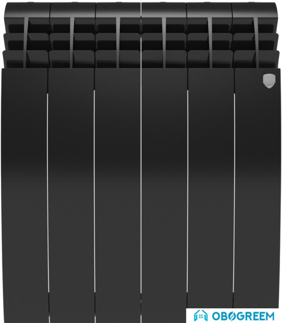 Алюминиевый радиатор Royal Thermo Biliner Alum 500 Noir Sable (3 секции)