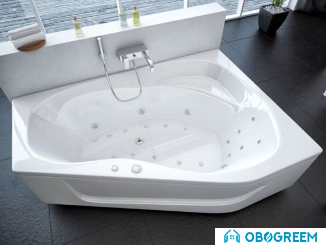 Ванна Aquatek Медея 170x95 (с экраном и каркасом, слив слева)