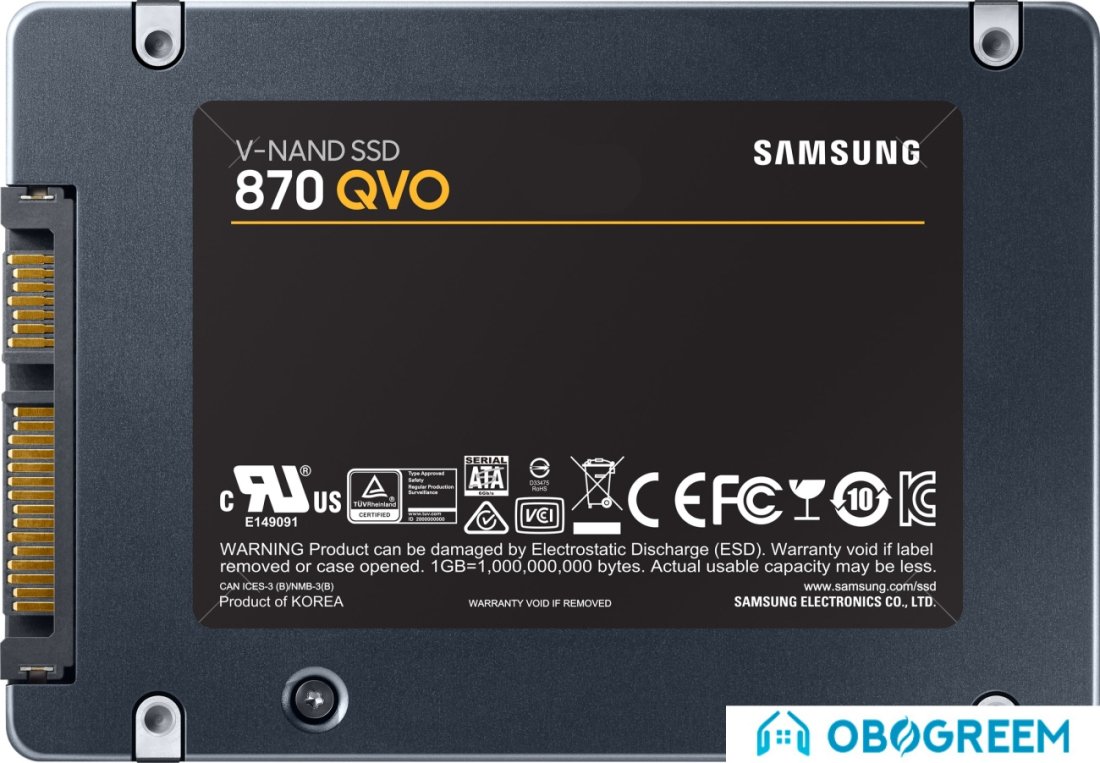 SSD Samsung 870 QVO 4TB MZ-77Q4T0BW