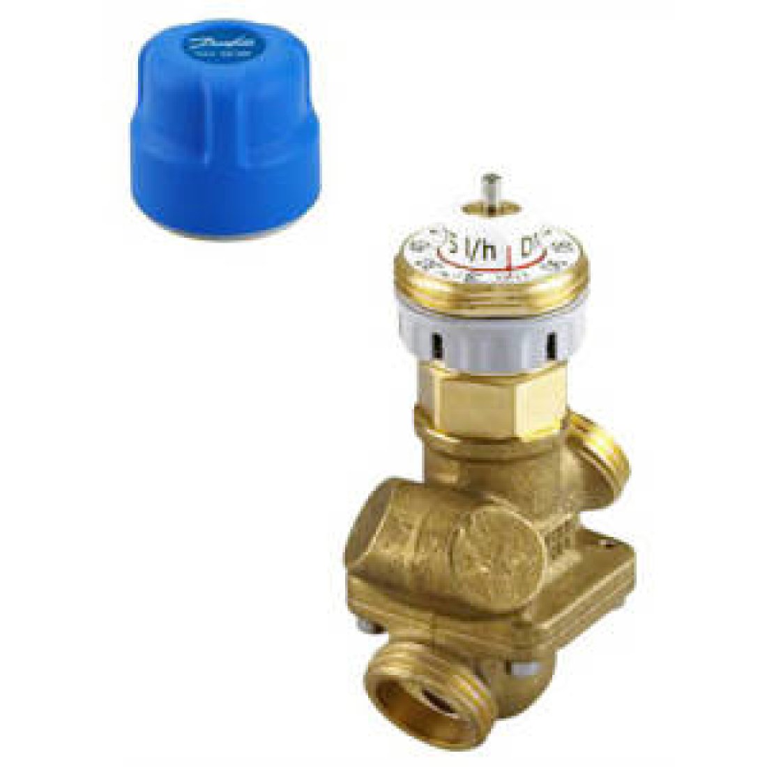Клапан балансировочно-регулирующий Danfoss - AQT 1"1/4" (НР/НР, PN16, Tmax 120°С, без ниппелей)