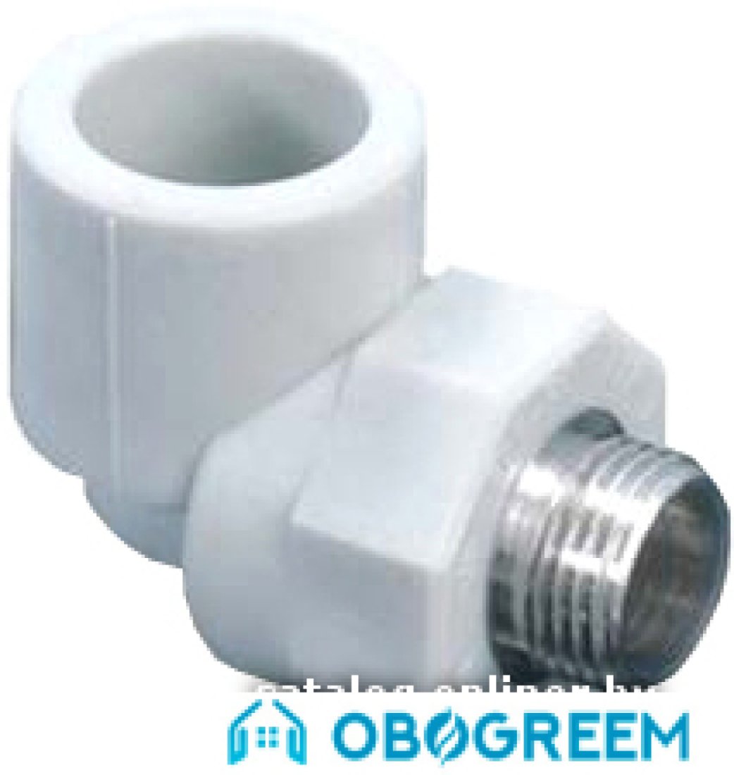 Фитинг Hakan Aquasystem Колено с наружной резьбой 20х1/2” [4301102007021]