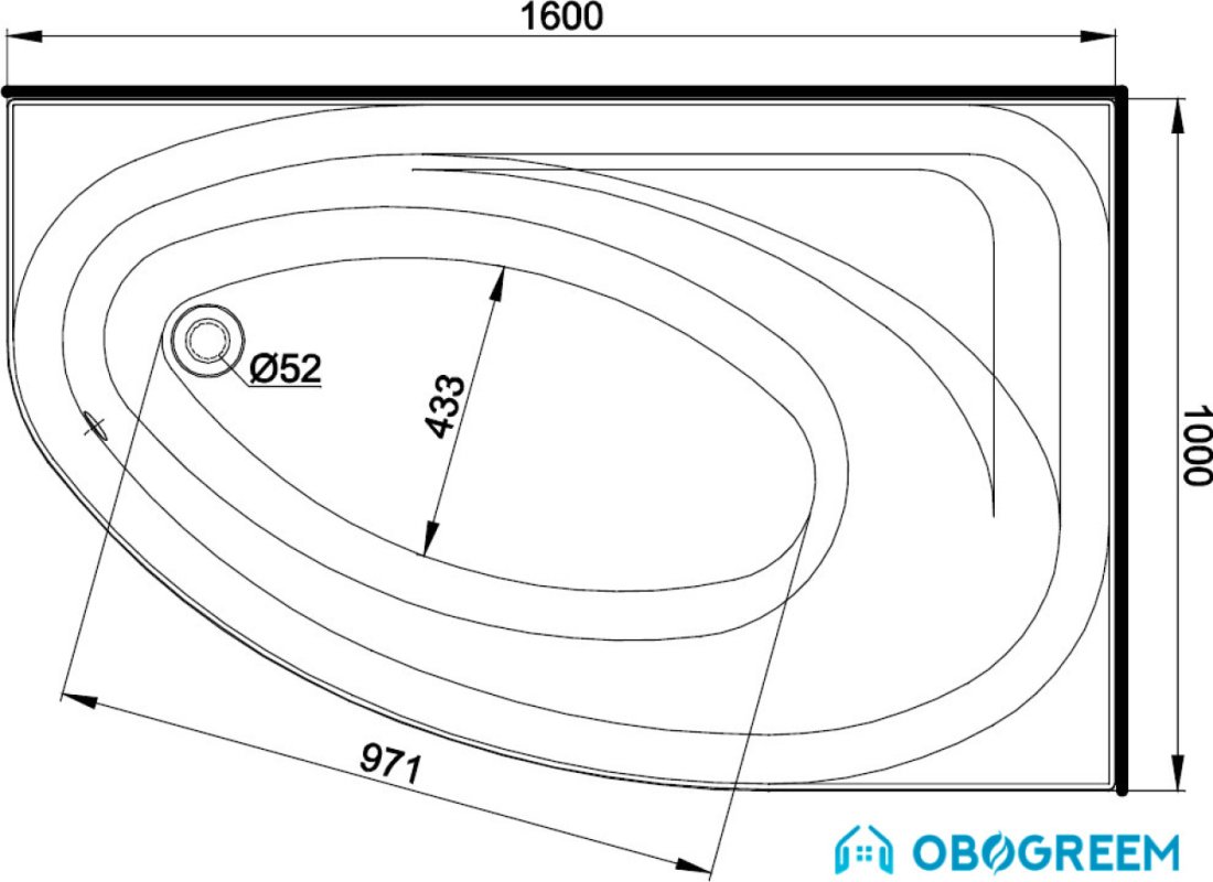 Ванна Kolo Spring 160х100